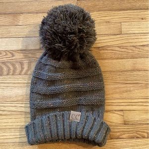C.C. Forest Green Slouchy Beanie